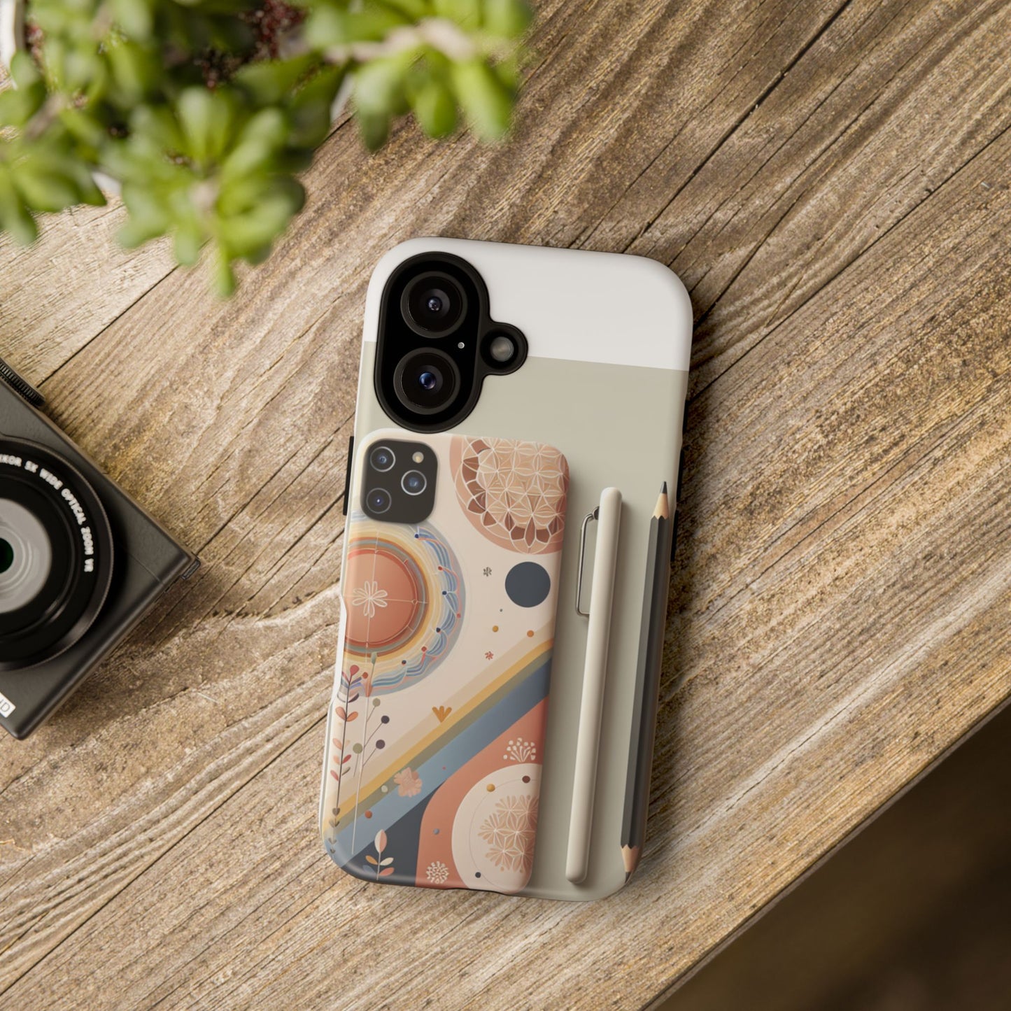 Bohemian Phone Case - Tough Cases, Stylish Phone Cover, Unique Gift, Trendy Accessories, Cosmic Design, Artful Mobile Protection