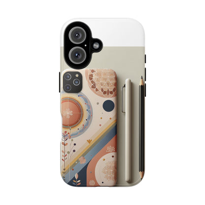 Bohemian Phone Case - Tough Cases, Stylish Phone Cover, Unique Gift, Trendy Accessories, Cosmic Design, Artful Mobile Protection