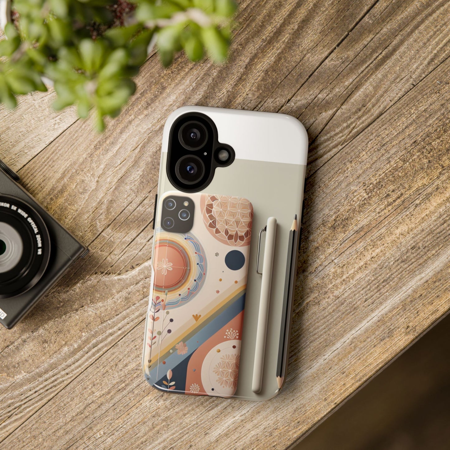 Bohemian Phone Case - Tough Cases, Stylish Phone Cover, Unique Gift, Trendy Accessories, Cosmic Design, Artful Mobile Protection