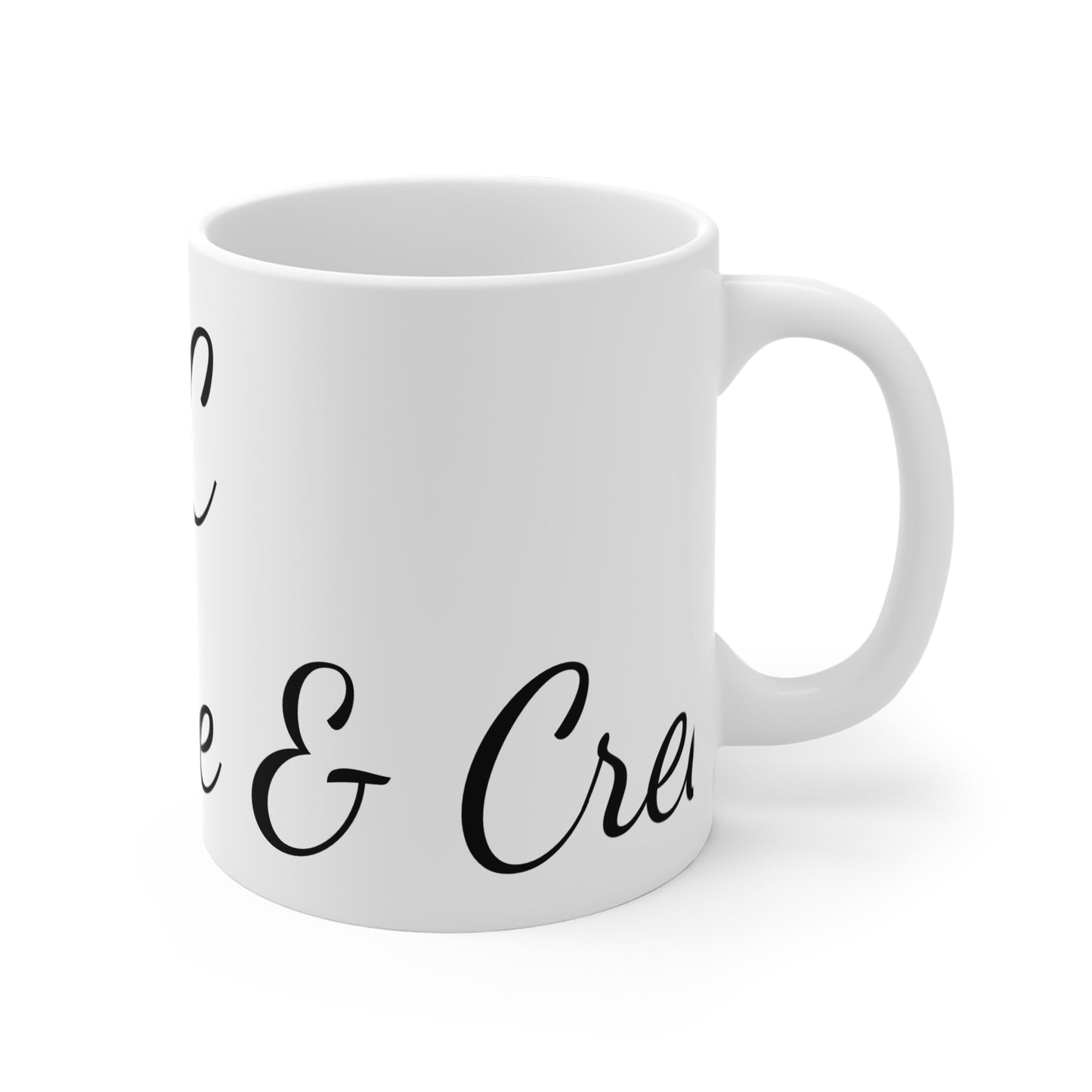 C & C Coffee Mug - 11oz Stylish Ceramic Drinkware for Coffee Lovers