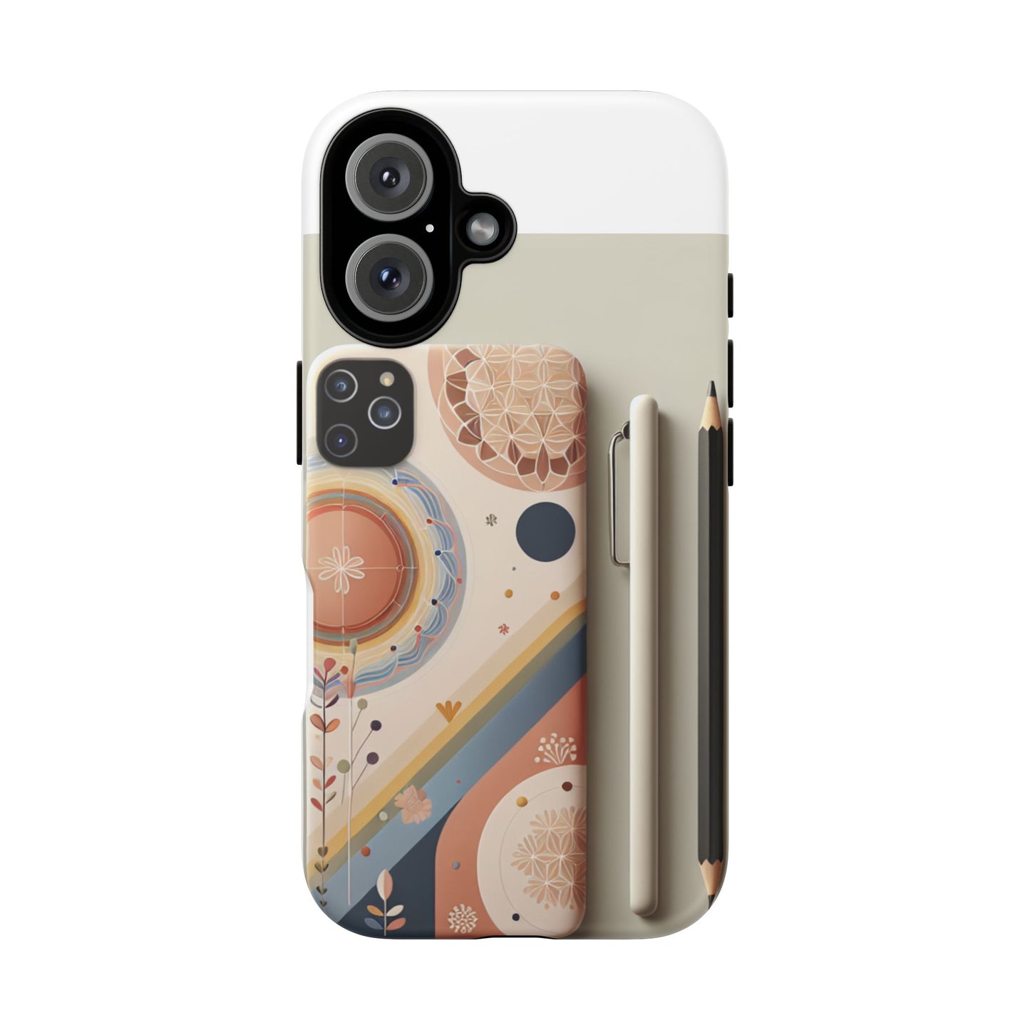 Bohemian Phone Case - Tough Cases, Stylish Phone Cover, Unique Gift, Trendy Accessories, Cosmic Design, Artful Mobile Protection